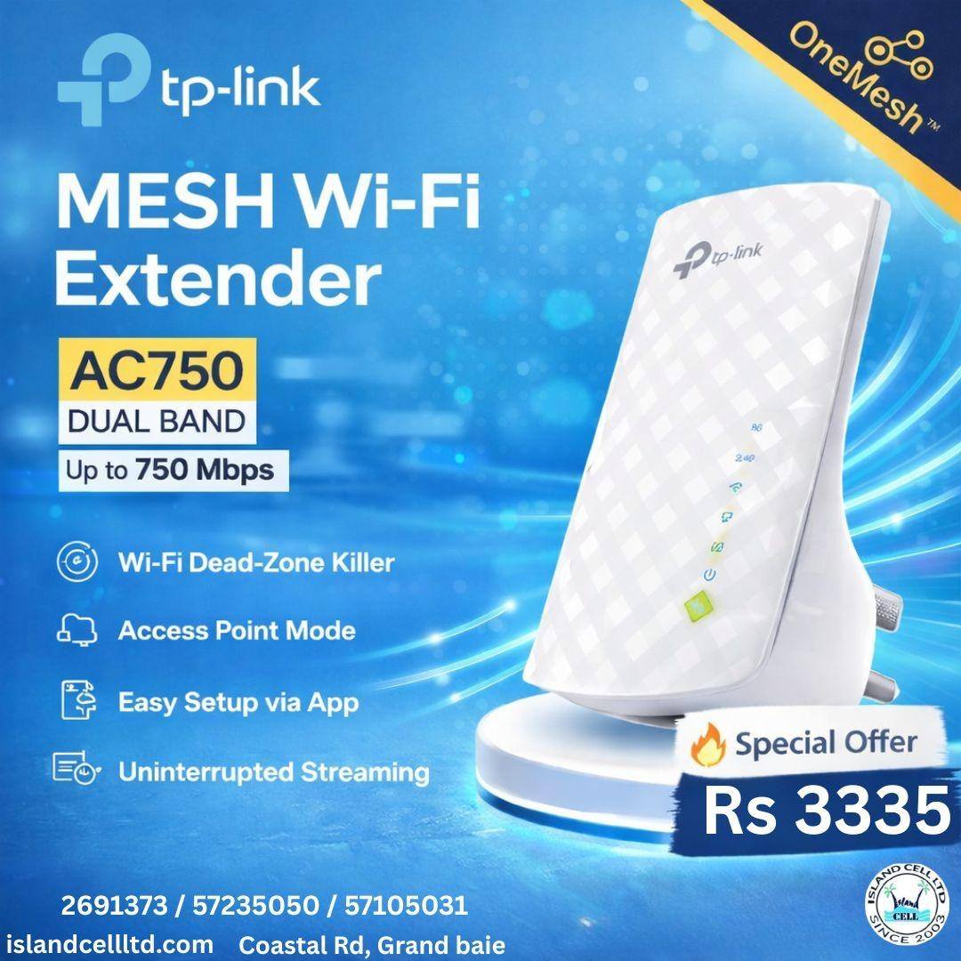 TP-LINK AC750 MESH WI-FI EXTENDER RE200